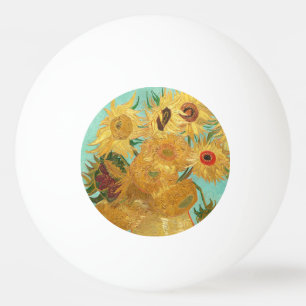 Balle De Ping Pong Sunflowers Vincent van Gogh