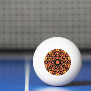 BALLE DE PING PONG SUNSET ABSTRAIT