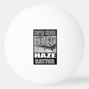 BALLE DE PING PONG SUPER BROUILLARD ARGENTÉ SATIVA