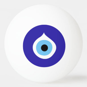 Balle De Ping Pong symbole de l'oeil maléfique ancien nazar fatima ta