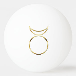 Balle De Ping Pong Symbole Dieu de la Corne de l'païen tombé