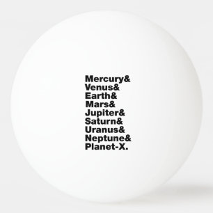 Balle De Ping Pong Système solaire