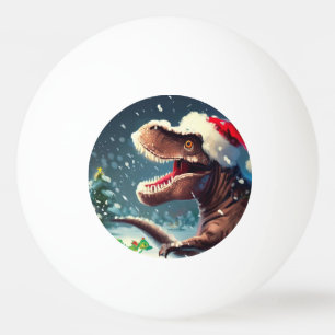 Balle De Ping Pong T-Rex de Noël (3)
