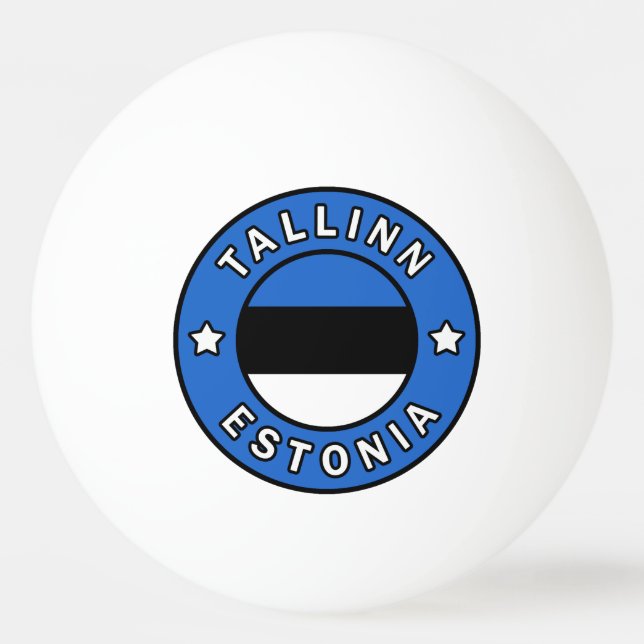 Balle De Ping Pong Tallinn Estonie (Devant)