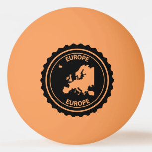 Balle De Ping Pong Tampon en caoutchouc de l'Europe