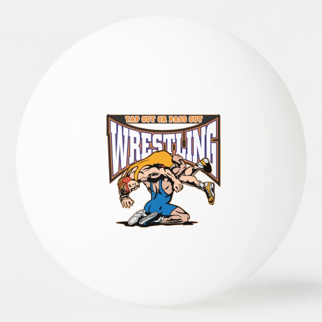 Balle De Ping Pong Tapez les lutteurs (Dos)