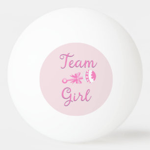 Balle De Ping Pong Team Girl with Rattle