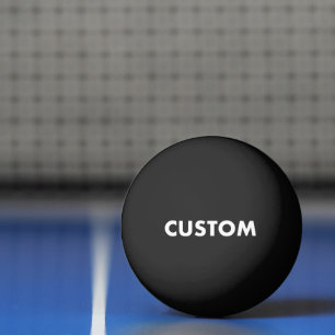 Balle De Ping Pong Tennis de table BLACK personnalisé