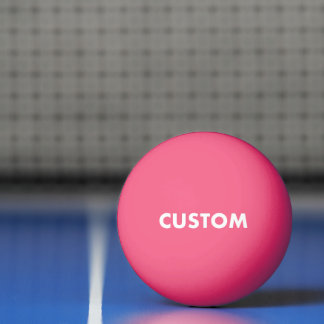 Balle De Ping Pong Tennis de table personnalisé PINK