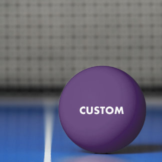 Balle De Ping Pong Tennis de table personnalisé PURPLE