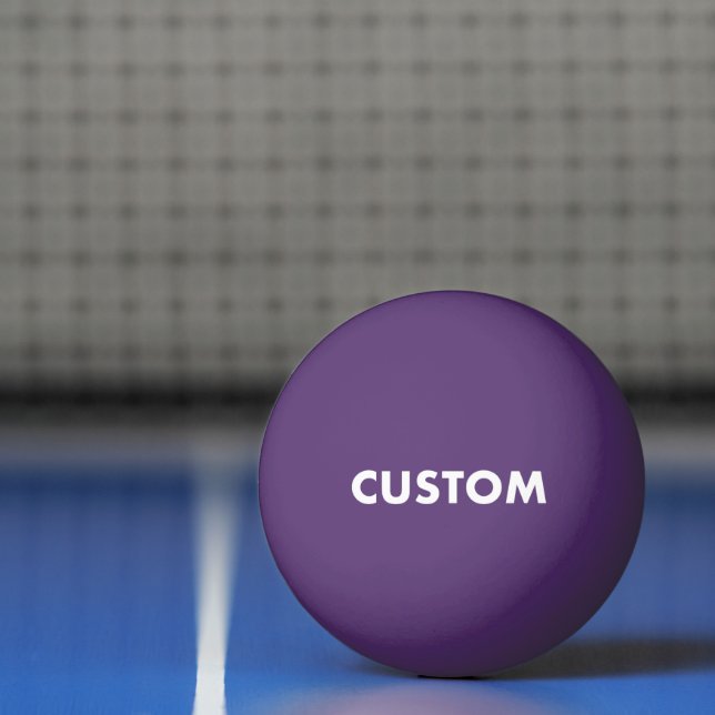 Balle De Ping Pong Tennis de table personnalisé PURPLE (Filet)