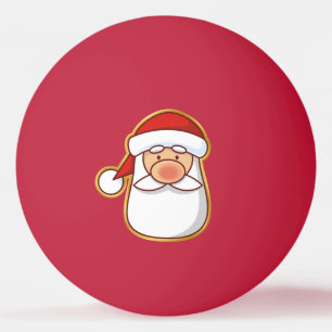 Balle De Ping Pong Tête père Noël
