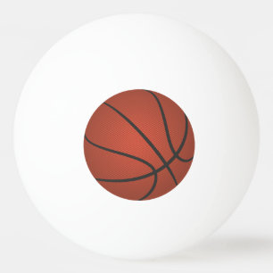 BALLE DE PING PONG THÈME DE BASKET-BALL