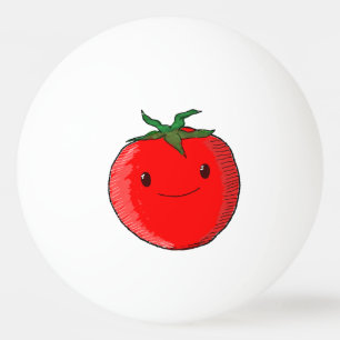 Balle De Ping Pong Tomate de carton mignon