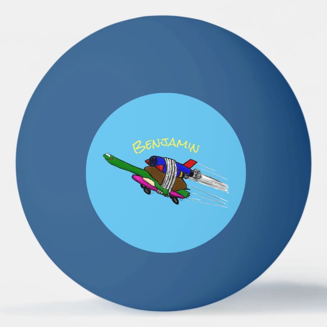 Balle De Ping Pong Tortue volante (Devant)