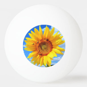 Balle De Ping Pong Tournesol jaune et balle de ping-pong pour abeille