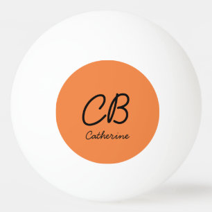 Balle De Ping Pong Trend Color Fresh Tangerine Nom Ping Pong Ball