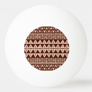 Balle De Ping Pong Tribal Striped : Oeuvre Ornementale.