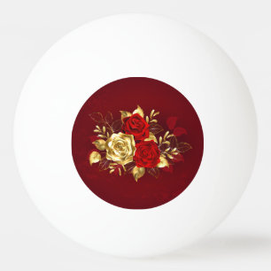 Balle De Ping Pong Trois Roses de bijoux