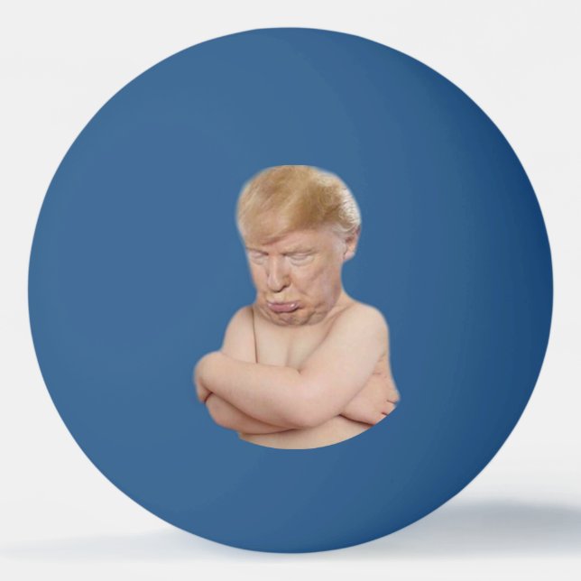Balle De Ping Pong Trump, le bébé drôle (Devant)