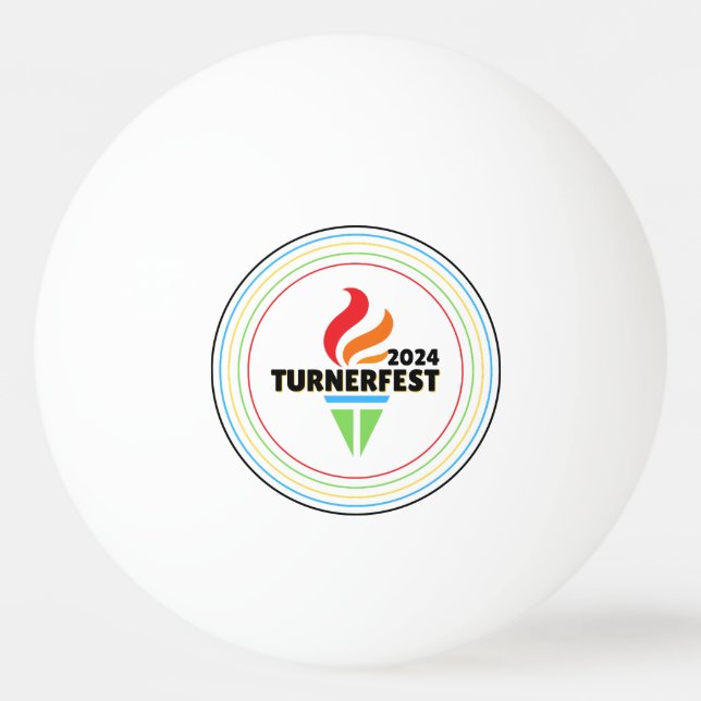 Balle De Ping Pong TurnerFest 2024 balle de ping-pong (Devant)