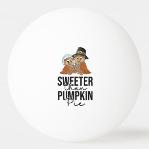 Balle De Ping Pong Turquie Thanksgiving Drôle Ping Pong Ball