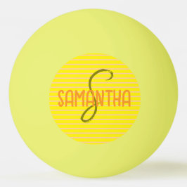 Balle De Ping Pong Typographie sportive Unique tendance Monogramme mo
