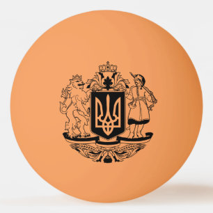 Balle De Ping Pong Ukraine Armoiries de la Grande