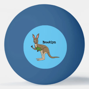 Balle De Ping Pong Une jolie illustration de kangourou australien