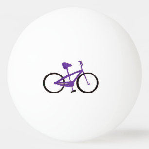 Balle De Ping Pong Vélo Violet