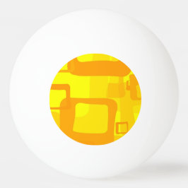 Balle De Ping Pong Vibrant Sunshine Flow – Modern Abstract Art Shapes