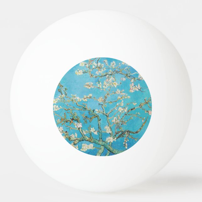 Balle De Ping Pong Vincent van Gogh - Fleur d'amandes (Devant)