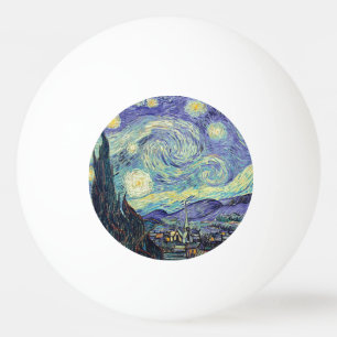 Balle De Ping Pong Vincent Van Gogh/ La Nuit étoilée