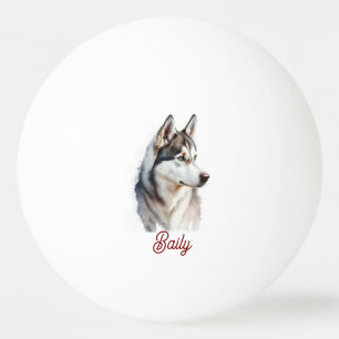 Balle De Ping Pong Visage de chien personnalisé drôle Fête Personnali