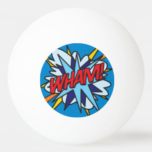 Balle De Ping Pong WHAM Fun Comic Book Cool Modern