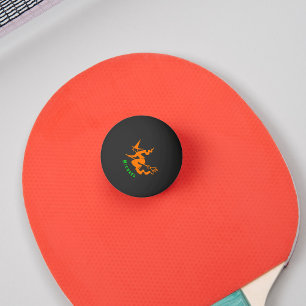 Balle De Ping Pong Witch Custom Player Nom de l'équipe Party Black Be