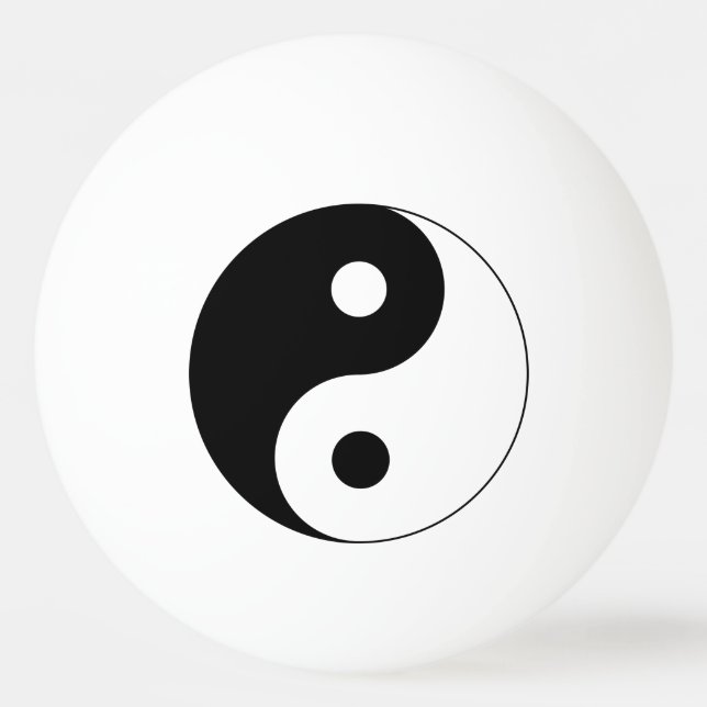 Balle De Ping Pong Yin Yang (Devant)