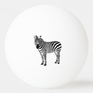BALLE DE PING PONG ZÈBRE