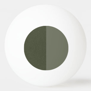 Balle de pong de ping personnalisée verte de mouss