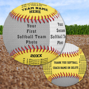 Balle De Softball 2 Photos, Tous les joueurs, Équipe, Noms des entr