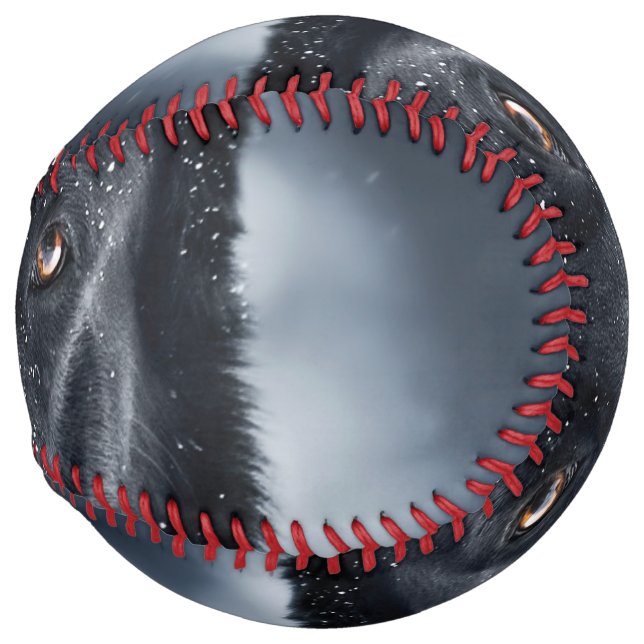 Balle De Softball Black German Shepherd (Devant droit)