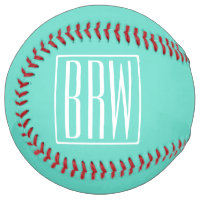 Bold Modern | White on aqua