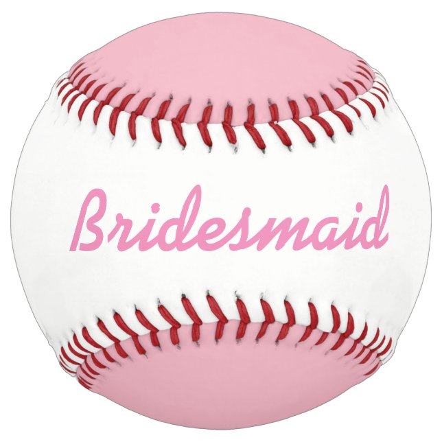 Balle De Softball Cadeau de demoiselle d'honneur du base-ball (Devant)