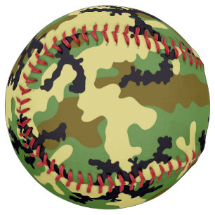 Balle De Softball Camouflage des bois