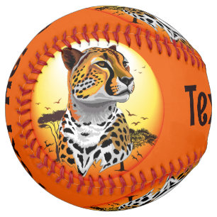 Balle De Softball Cheetah African Feline Wild Animal