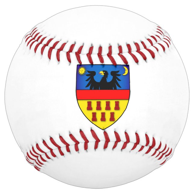 Balle De Softball Cimier et texte (Devant)