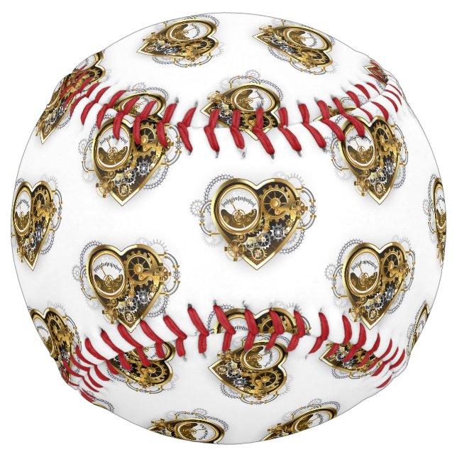 Balle De Softball Coeur vapeur avec un manomètre (Devant)
