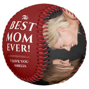 Balle De Softball Collage photo de la meilleure maman moderne pour l