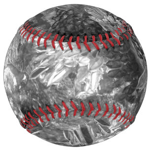 Balle De Softball Couches de cristaux gris