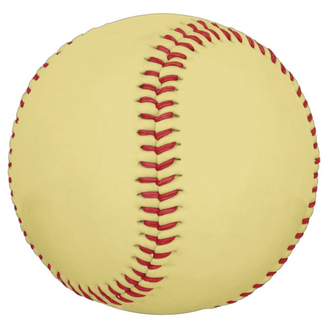 Balle De Softball Dorée (Incliné)